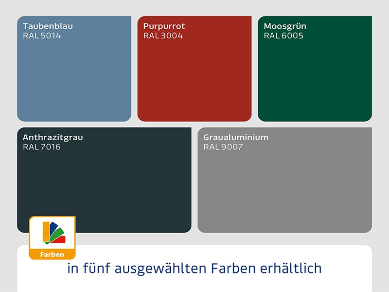 EcoStar Kaminholzregal ,ELEGANT-V,TYP1, Taubenblau