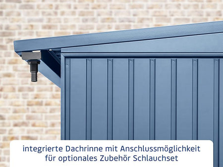 EcoStar Kaminholzregal ,TREND-V, TYP1, Taubenblau