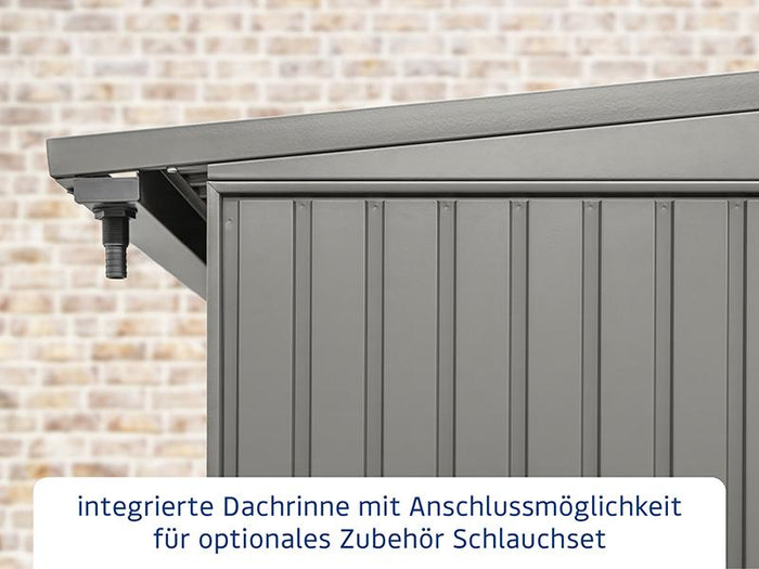 EcoStar Kaminholzregal ,TREND-V,TYP1, Grau Aluminum