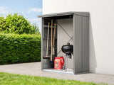EcoStar Kaminholzregal, ELEGANT-V, TYP1, Grau Aluminum
