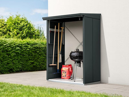 EcoStar Kaminholzregal, ELEGANT-V, TYP1, Anthrazitgrau
