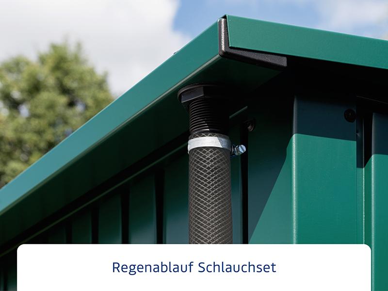 EcoStar  Regenablauf Schlauchset für Kaminholzregale zum Sonderpreis