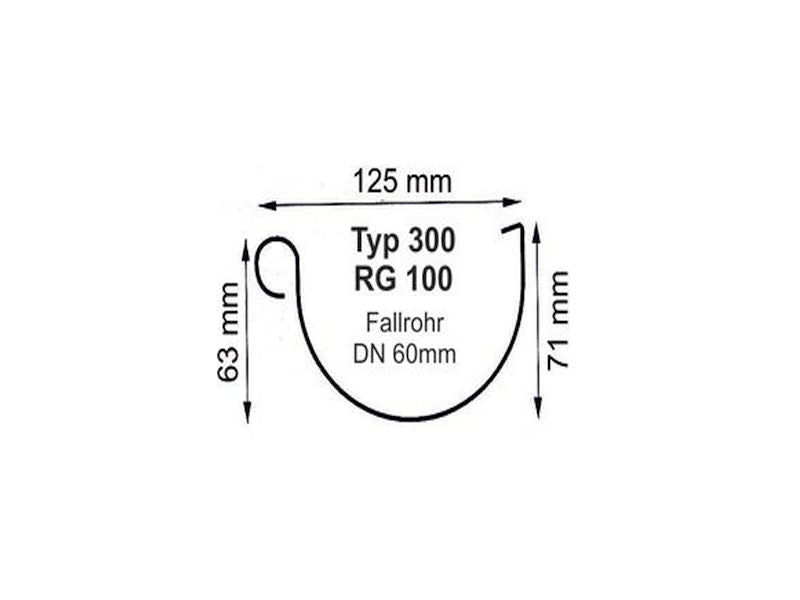 Ergänzungsset K4B - 200 cm Satteldachverlängerung anthrazit