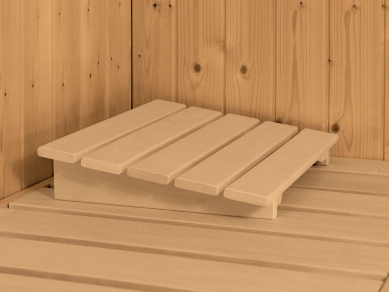 Fiona 2 - Karibu Sauna ohne Ofen - mit Dachkranz -
