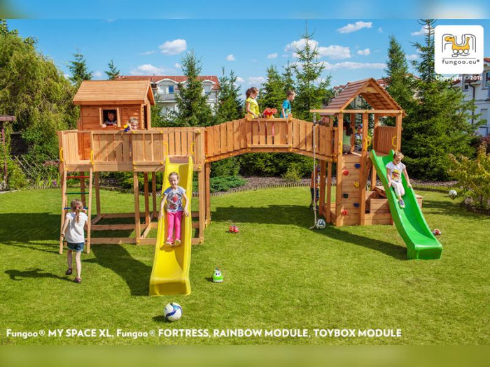 FUNGOO MODULE RAINBOW (Brücke) / NADELHOLZ teak impr.