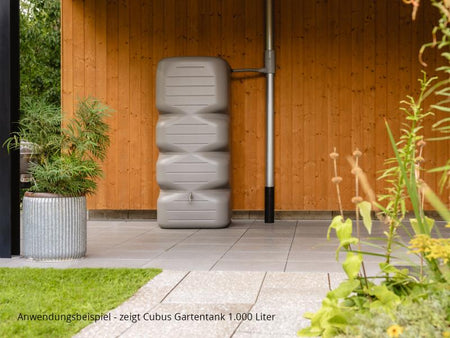 Garantia Regentonne Cubus 700 Liter, betongrau