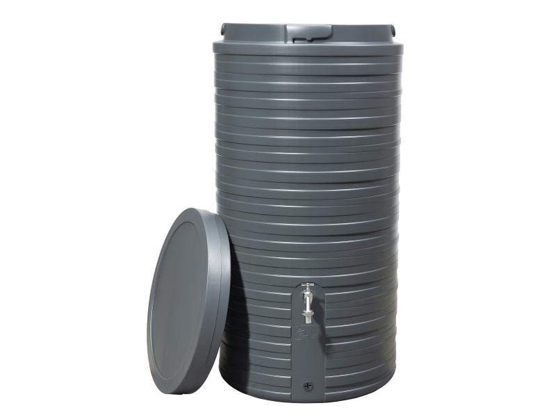 Garantia Regentonne Nordic, 300 Liter, graphit grey, inkl. Deckel