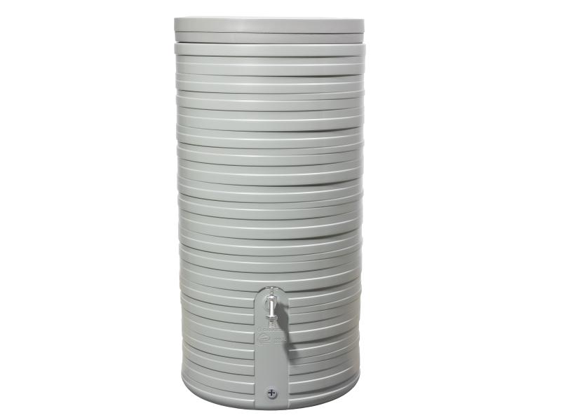 Garantia Regentonne Nordic, 300 Liter, steingrau, inkl. Deckel