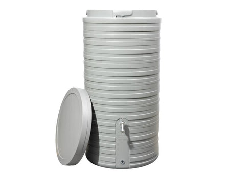 Garantia Regentonne Nordic, 300 Liter, steingrau, inkl. Deckel