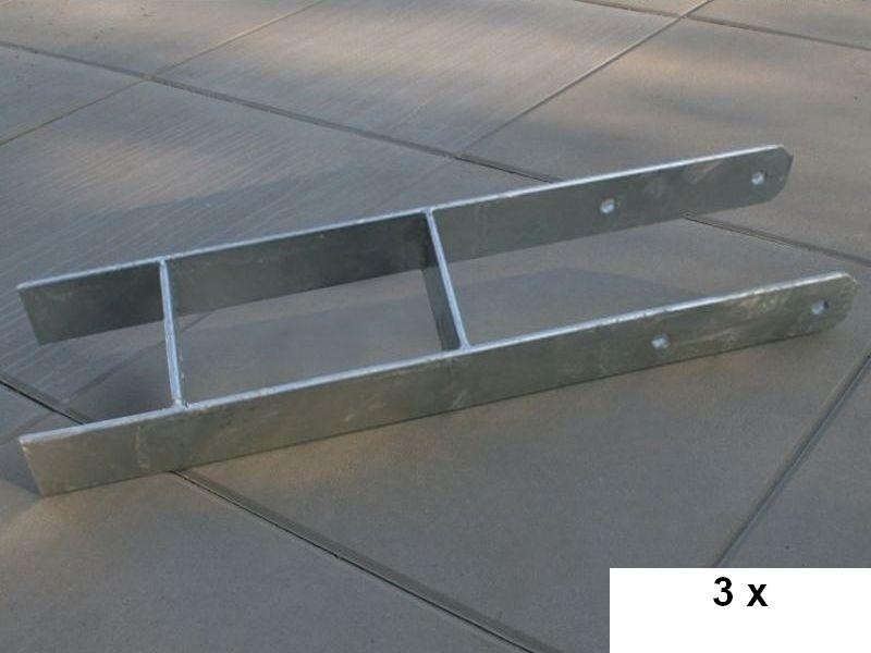 Gratis Karibu H-Pfostenanker 9 x 9 x 60 cm 3 Stück im Wert von 89,97 EUR