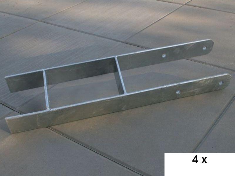 Gratis Karibu H-Pfostenanker 9 x 9 x 60 cm 4 Stück im Wert von 119,96 EUR
