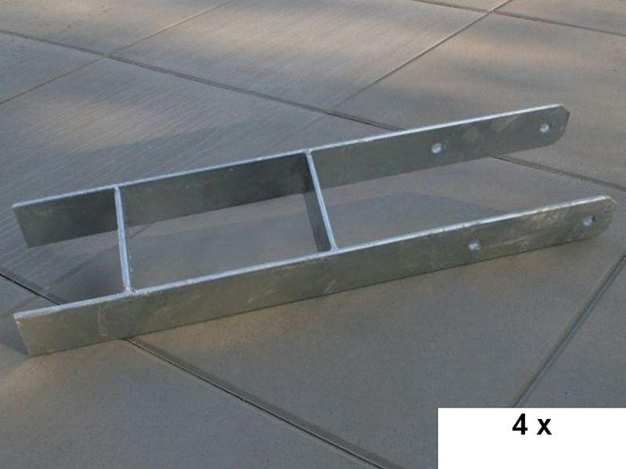 Gratis Karibu H-Pfostenanker 9 x 9 x 60 cm 4 Stück im Wert von 119,96 EUR