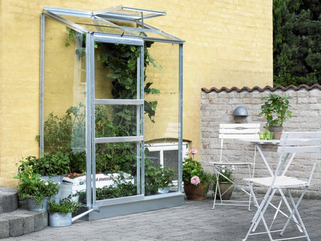 Halls Gewächshaus Altan 2 Alu Blankglas