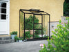 Halls Gewächshaus Altan 3 Schwarz Blankglas