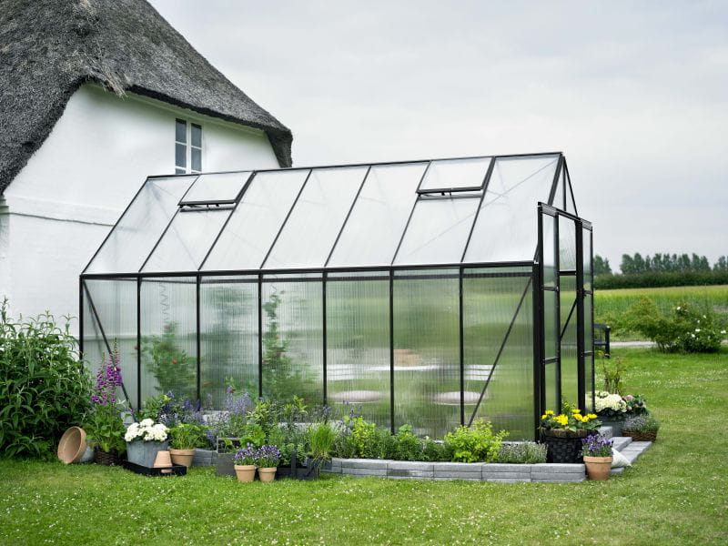 Halls Gewächshaus Magnum 148 Schwarz SDPL