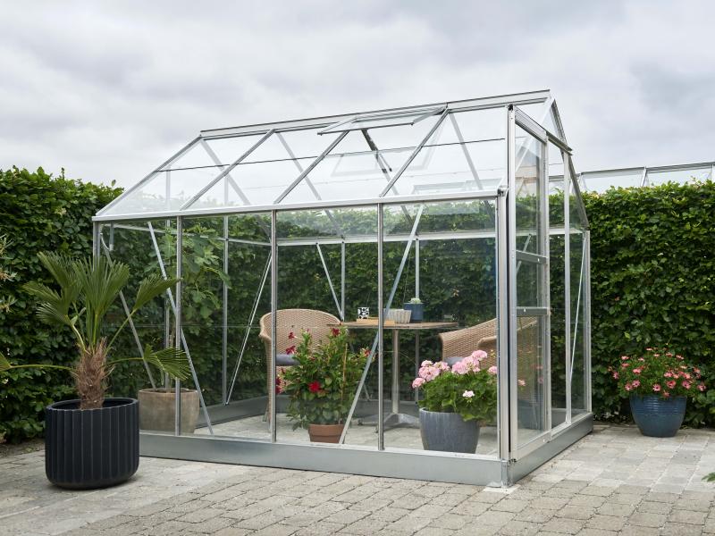 Halls Gewächshaus Popular 86 Blankglas
