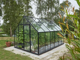 Halls Gewächshaus Universal 128 Schwarz Sicherheitsglas