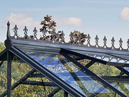 Juliana Dachfirstverzierung Premium 8,8 Kunststoff schwarz