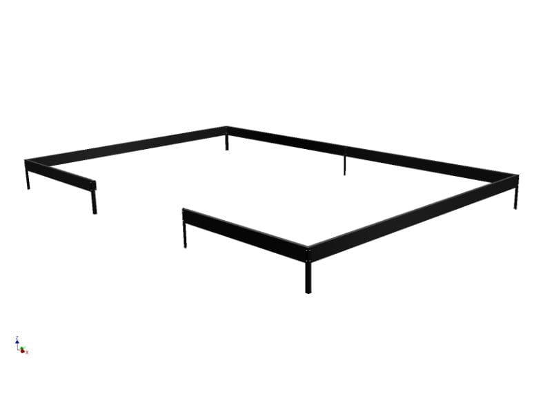 Juliana Gewächshaus Grand Oase 13 qm, Anthrazit pulverbeschichtet, 3mm Sicherheitsglas - SPARSET ink