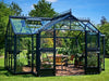 Juliana Gewächshaus Orangerie 15,1 qm, Anthrazit mit 3mm Sicherheitsglas