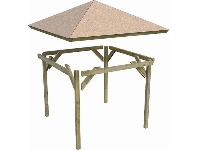 Karibu 4-Eck Pavillon Eco Granada