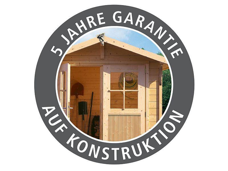 Karibu 4-Eck Pavillon Eco Perida Sparset inkl. Schindeln