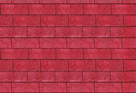 Karibu Dachschindeln Rechteck rot 27 Pakete