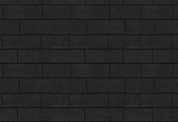 Karibu Dachschindeln Rechteck schwarz 3 Pakete