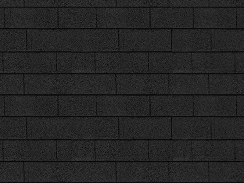Karibu Dachschindeln Rechteck schwarz 3  Pakete