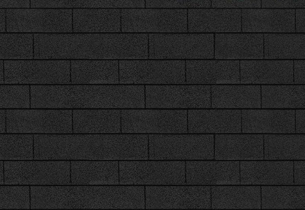 Karibu Dachschindeln Rechteck schwarz 3  Pakete