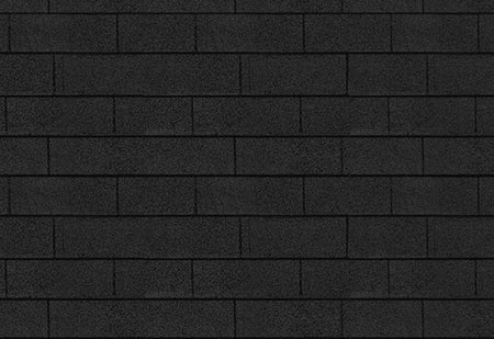 Karibu Dachschindeln Rechteck schwarz 4 Pakete