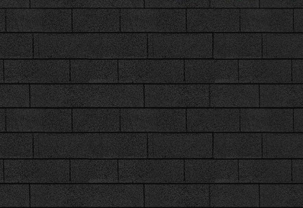 Karibu Dachschindeln Rechteck schwarz 4 Pakete