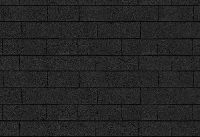 Karibu Dachschindeln Rechteck schwarz 4 Pakete