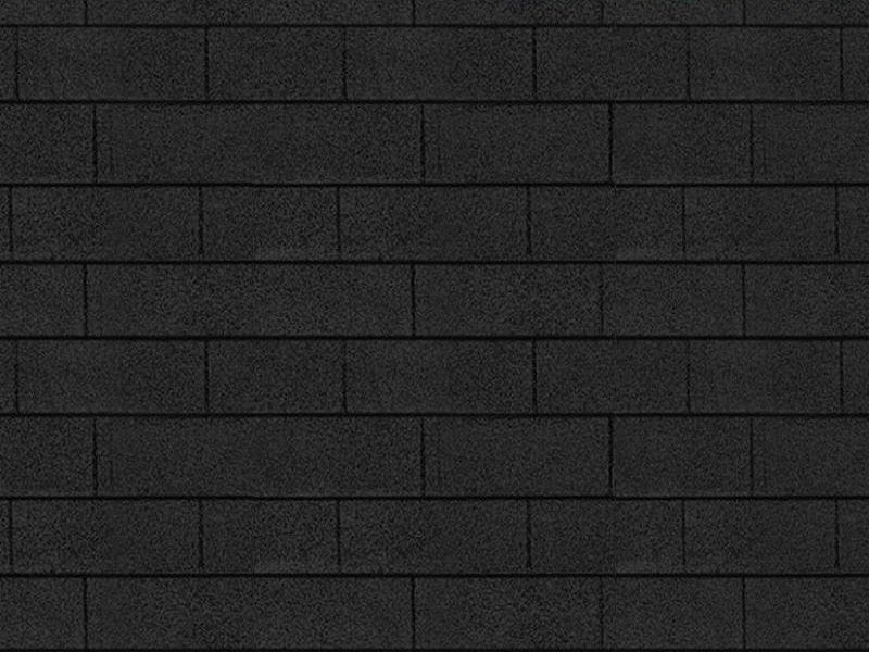 Karibu Dachschindeln Rechteck schwarz 4  Pakete