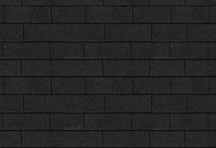 Karibu Dachschindeln Rechteck schwarz 5  Pakete