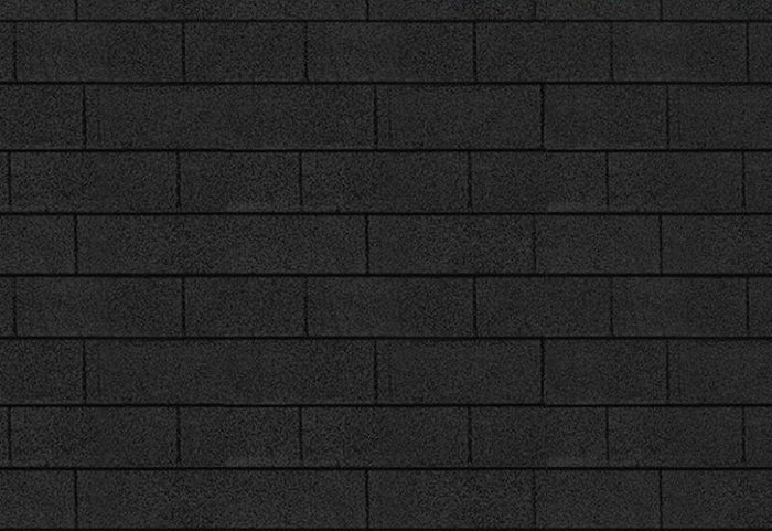 Karibu Dachschindeln Rechteck schwarz 6 Pakete