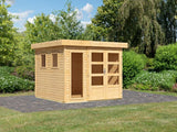 Karibu Gartenhaus Lahar 3,5, natur , 19 mm