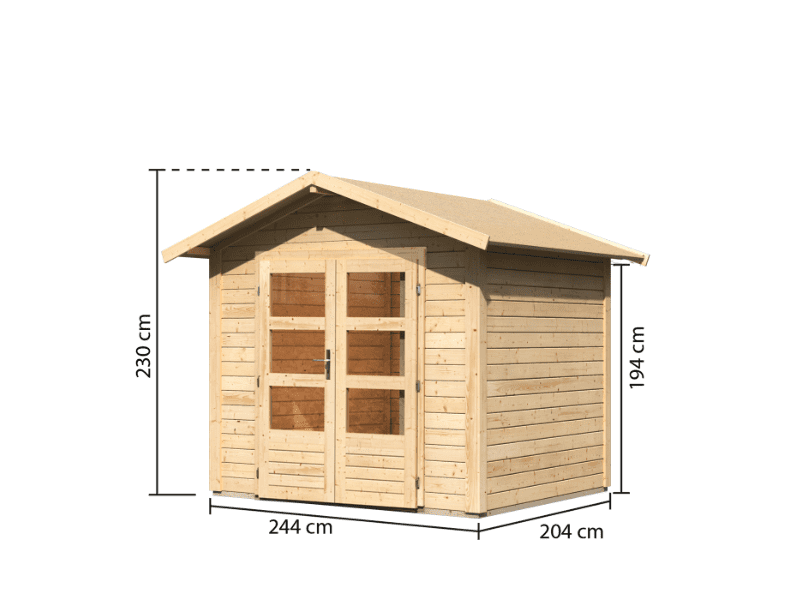 Karibu Gartenhaus Talkau 3