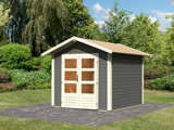 Karibu Gartenhaus Talkau 4 in terragrau 28 mm