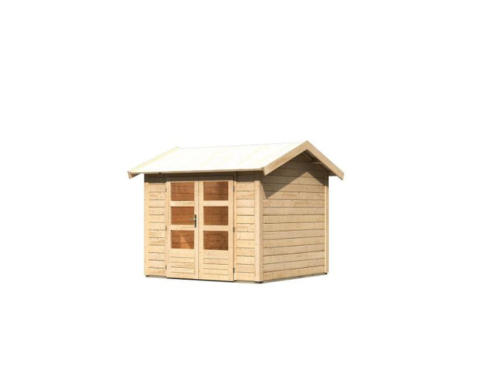 Karibu Gartenhaus Theres 3 natur 28 mm