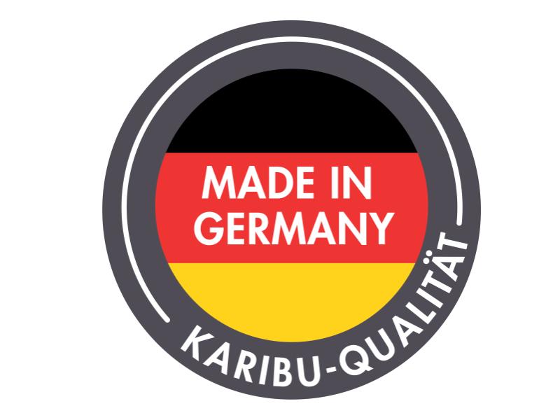 Karibu Gartenhaus Trittau 4 natur