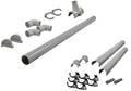Karibu graue PVC-Dachrinne für Flachdach bis 265 cm Set J