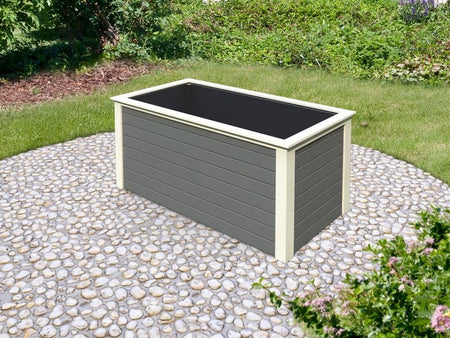 Karibu Hochbeet 1 in terragrau 28 mm
