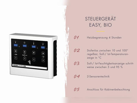 Karibu Hybrid Saunahaus Ares 1, anthrazit/anthrazit-inkl. 9 kW Bioofen ext. Steuerung-