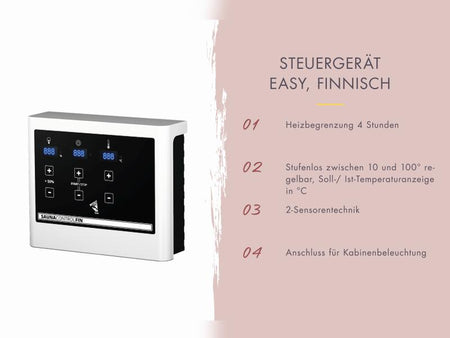 Karibu Hybrid Saunahaus Ares 3,anthrazit/anthrazit -inkl. 9 kW Ofen ext. Steuerung-