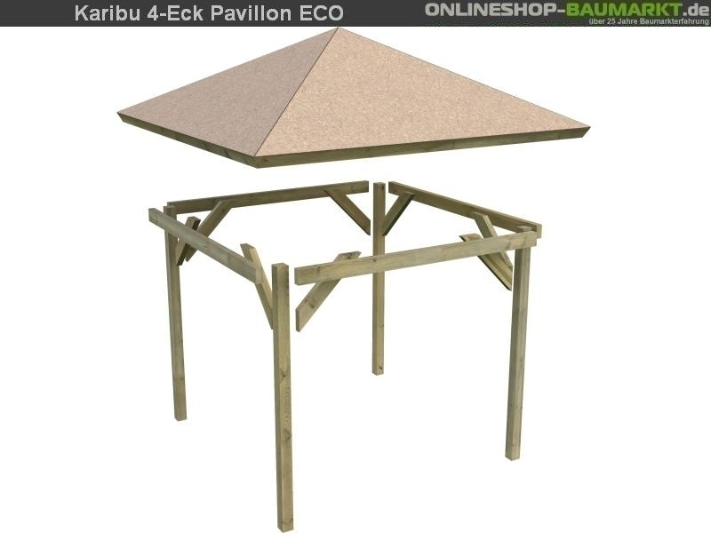 Karibu Pavillon-Carport Kirn 2 kdi