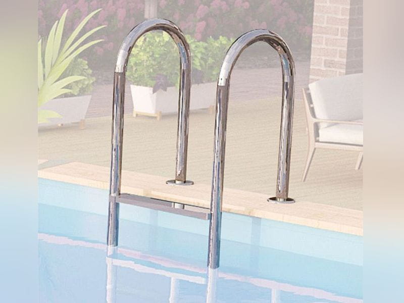 Karibu Pool Modell 1 Variante B, mit Terrasse im Set inkl. Filteranlage und Skimmer