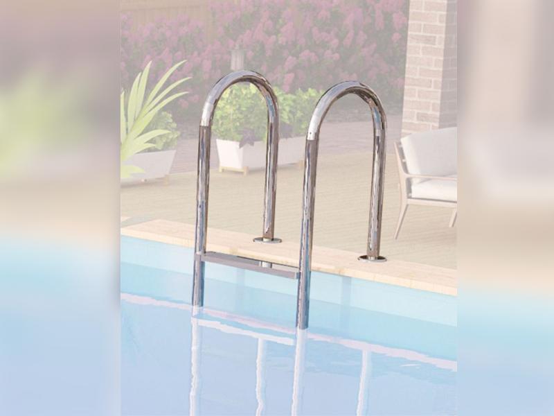 Karibu Pool Modell 1 Variante D, mit Terrasse im Set inkl. Filteranlage und Skimmer