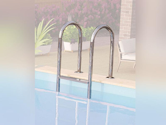 Karibu Pool Modell 1 X im Set mit Filteranlage und Skimmer, kdi - Folie Blau