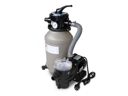 Karibu Pool Modell 2 Variante B, mit Terrasse inkl. Filterpaket und Skimmer